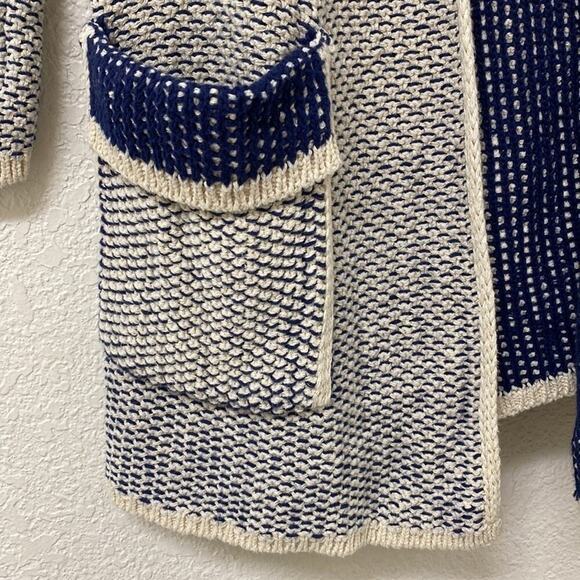 Cotton Country Cotton Knit Long Line Cardigan Size: Medium - Picture 5 of 12